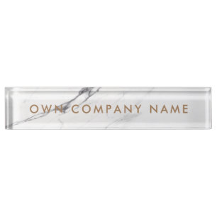 Design Your Own Company Nameplate