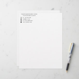 Design Your Own Custom Company Letterhead Template