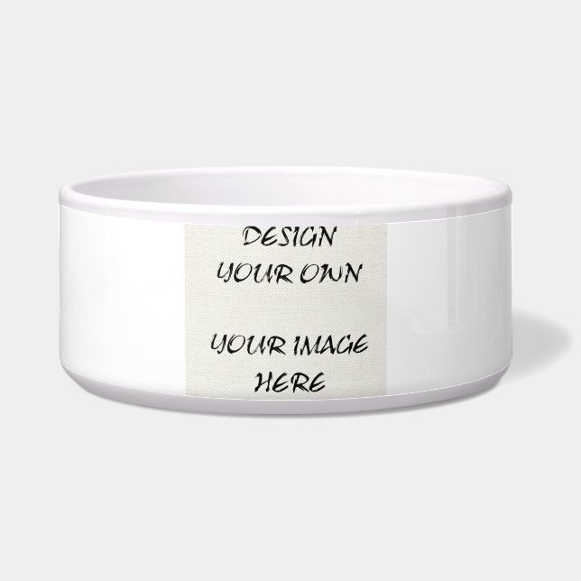 Design Your Own Custom Dog Bowl (Front)