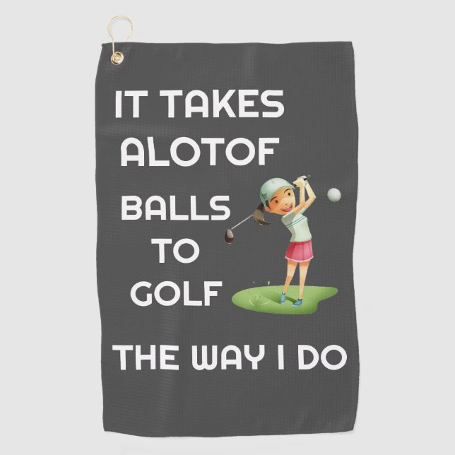 Design Your Own Custom Golf Towels (Front)