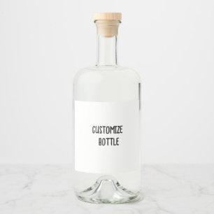 Design Your Own custom Liquor Bottle Label