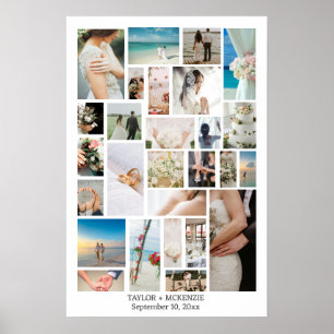 Design Your Own Custom Made Personalised 27 photo Poster