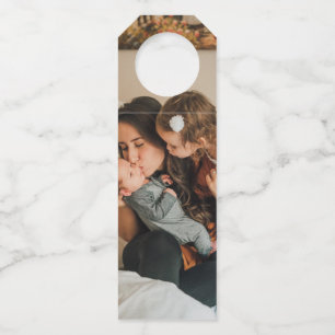 Design your own custom made personalised bottle tag