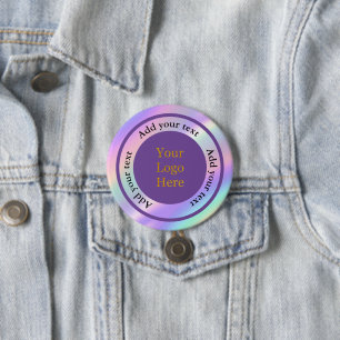 Design Your Own Custom Modern Logo Business 7.5 Cm Round Badge