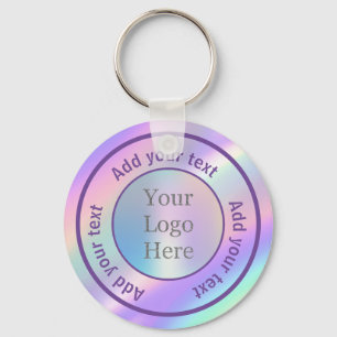 Design Your Own Custom Modern Logo Business Key Ring