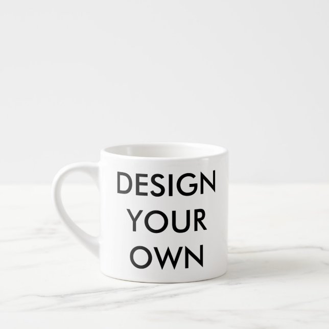Design Your Own Custom Personalised Espresso Cup (Left)
