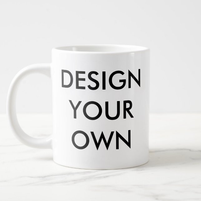 Design Your Own Custom Personalised Jumbo Mug (Left)