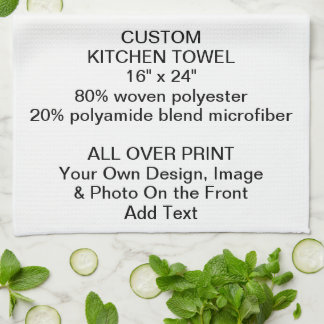 Design Your Own Custom personalised KITCHEN TOWEL