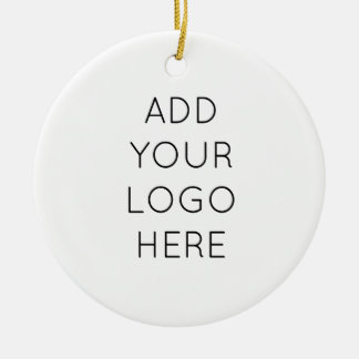 Design Your Own Custom Personalised Logo Image Ceramic Tree Decoration