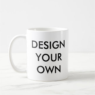 Design Your Own Custom Personalised White Mug