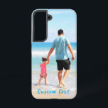 Design Your Own Custom Photo and Text Personalised Samsung Galaxy Case<br><div class="desc">Custom Photo and Text Samsung Galaxy Cases or iPhone Cases - Your Own Design - Special - Personalised Dad / Mum / Kids / Family / Friends or Personal Phone Cases Gift - Add Your Text and Photo - Resize and move or remove and add elements / image with Customisation...</div>
