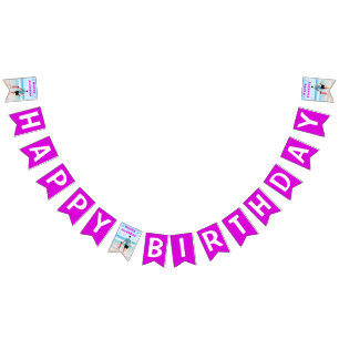 Design Your own Custom Photo Happy Birthday Flags
