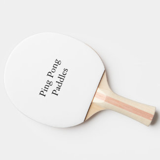Design Your Own custom Ping Pong Paddle