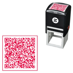 Design Your Own Custom QR Code Self-inking Stamp