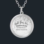 Design Your Own Custom Silver Plated Necklace<br><div class="desc">Add some personalised text or redesign this product completely from scratch by replacing our image with your own! Add your own text,  choose your favourite fonts and colours and visit Illusory Optics on Zazzle for more.</div>