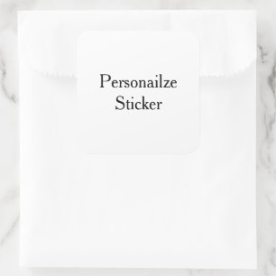 Design Your Own custom Square Stickers