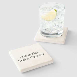 Design Your Own customise Limestone Stone Coaster