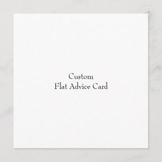 Design Your Own Flat  Advice Card