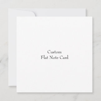 Design Your Own Flat Card