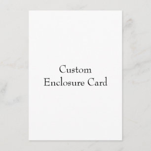 Design Your Own Flat Enclosure Card