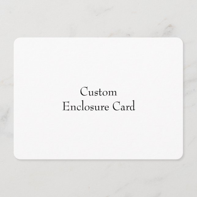 Design Your Own Flat  Enclosure Card (Front)