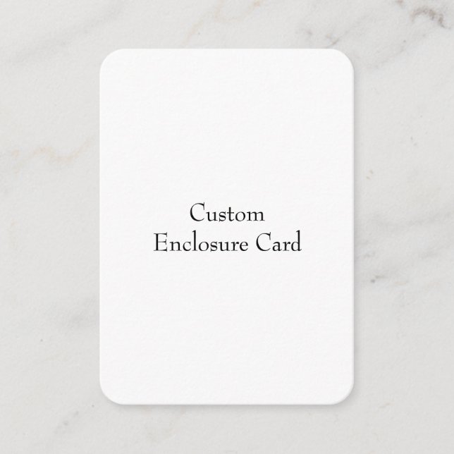 Design Your Own Flat  Enclosure Card (Front)