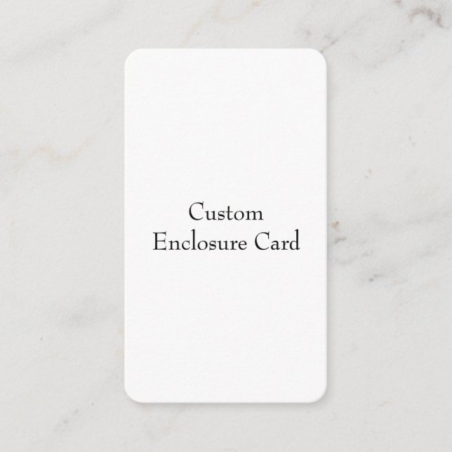 Design Your Own Flat  Enclosure Card (Front)