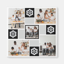 Design Your Own Floral 5 Photo Collage