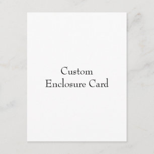 Design Your Own Folded  Enclosure Card