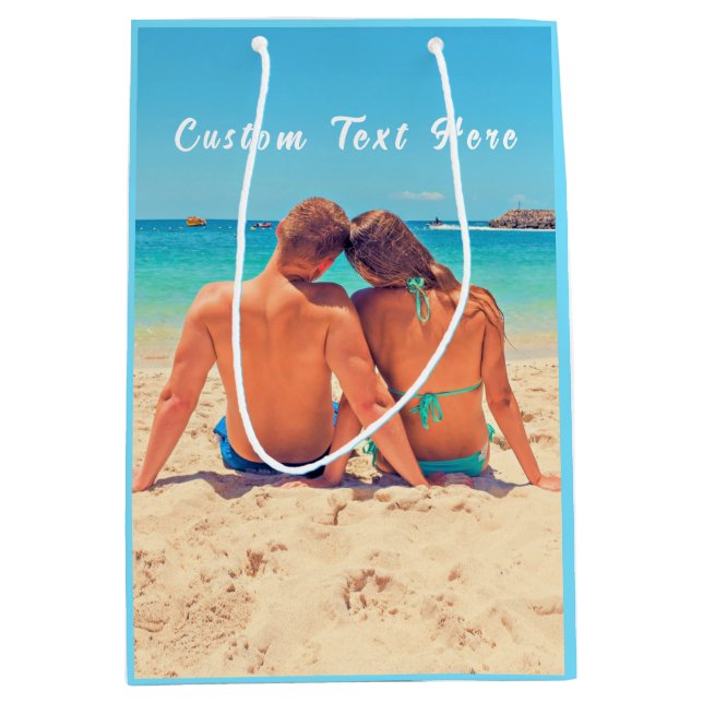 Design Your Own Gift Bag Personalised Text Name (Front)