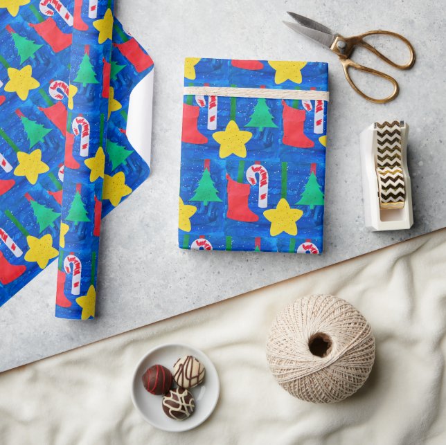 Design Your Own Gift Wrap with Your Child's Art (Crafts)