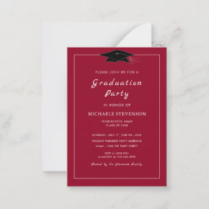 Design Your Own Graduation Invitation Example