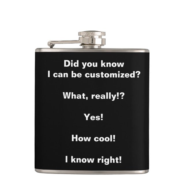 Design your own hip flask (Front)