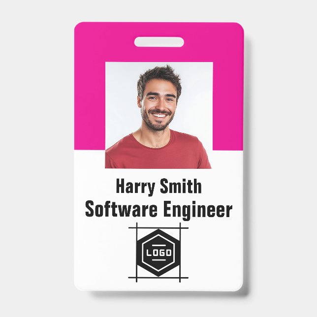 Design Your Own ID Card,customized office id card Badge (Front)