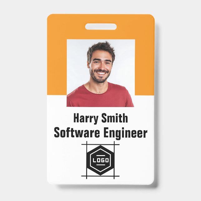 Design Your Own ID Card,customized office id card Badge (Front)