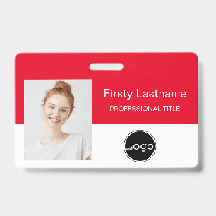 design your own id card - Photo, Bar Code, Logo,   Badge