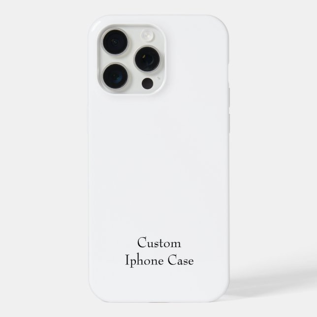 Design Your Own iPhone case (Back)