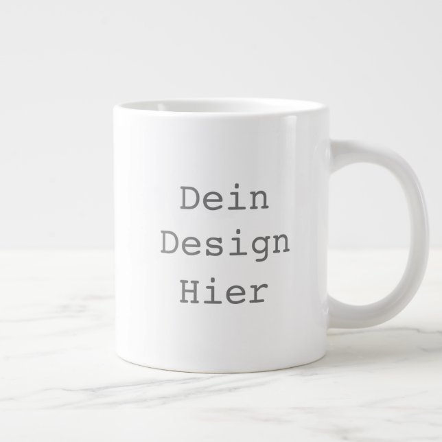 Design your own Jumbo 20 oz Mug (Right)