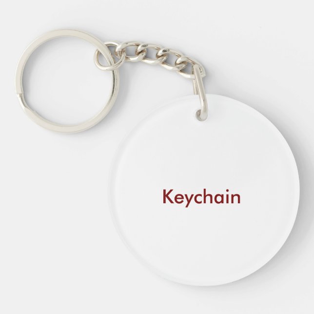 Design Your Own Key Ring (Front)
