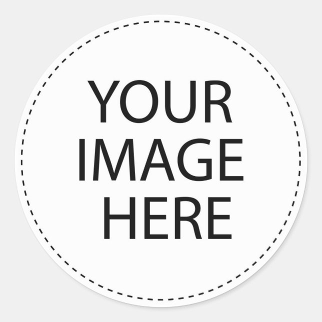 Design Your Own Kids Gift Classic Round Sticker (Front)