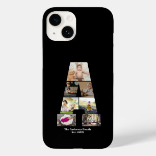 Design Your Own Letter A Photo Collage Case-Mate iPhone 14 Case