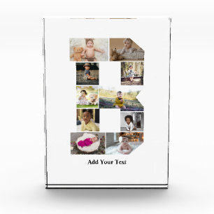 Design Your Own Letter B Photo Collage Block