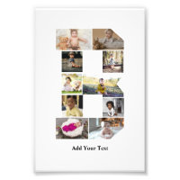 Design Your Own Letter B Photo Collage
