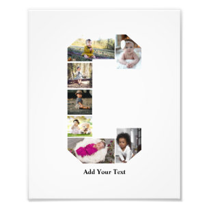 Design Your Own Letter C Photo Collage Print