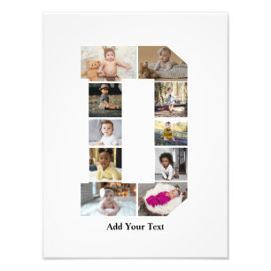 Design Your Own Letter D Photo Collage
