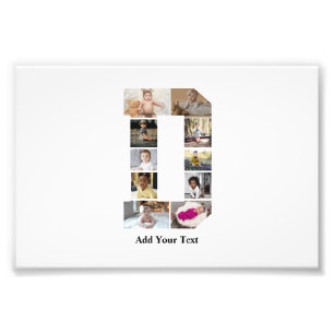 Design Your Own Letter D Photo Collage
