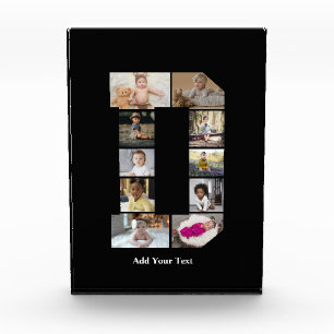 Design Your Own Letter D Photo Collage Block