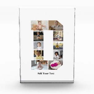 Design Your Own Letter D Photo Collage Block