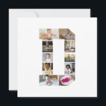 Design Your Own Letter D Photo Collage Holiday Card<br><div class="desc">This monogram photo collage is a personalised design that combines a bold monogram (initials or a letter) with a collection of photos arranged artistically within or around it. It's a stylish way to showcase memories while adding a unique,  elegant touch to decor or gifts.</div>