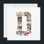 Design Your Own Letter D Photo Collage Holiday Card<br><div class="desc">This monogram photo collage is a personalised design that combines a bold monogram (initials or a letter) with a collection of photos arranged artistically within or around it. It's a stylish way to showcase memories while adding a unique,  elegant touch to decor or gifts.</div>